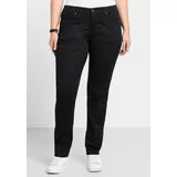 sheego Stretch-Hose schmal schwarz 56