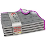 Glart 44C4P 4X Carbontücher, Fensterputztücher, Scheibentuch, Carbon Auto Tücher, Mikrofaser Glastücher, Auto Fenstertuch ohne Streifen & Schlieren, Scheiben Poliertücher fusselfrei 50 x40 cm, 400 GSM