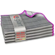 Glart 44C4P 4X Carbontücher, Fensterputztücher, Scheibentuch, Carbon Auto Tücher, Mikrofaser Glastücher, Auto Fenstertuch ohne Streifen & Schlieren, Scheiben Poliertücher fusselfrei 50 x40 cm, 400 GSM