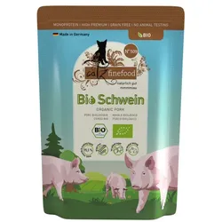 catz finefood Bio 12 x 85g Katzennassfutter No.509 Schwein