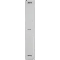 BISLEY Garderobenschrank Metall 30 x 50 x 185 cm Lichtgrau