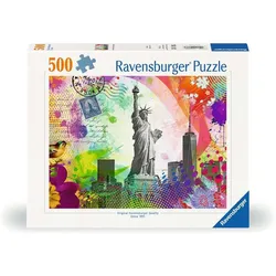 Ravensburger New York Postcard, 500 Stück(e), Stadt, 12 Jahr(e)