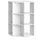 Vicco Kinderregal Luigi 64 x 107,8 x 64 cm Kiefer weiß