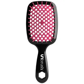 unbrush Detangling Hair Brush Schwarz/Rosa