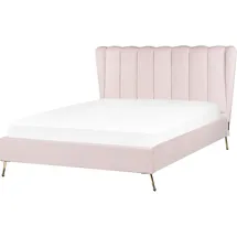 Beliani Miribel 140 x 200 cm Rosa Gold