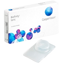 CooperVision Biofinity Toric, Monatslinsen -1.25 dpt, Zyl. -1.25 / 10