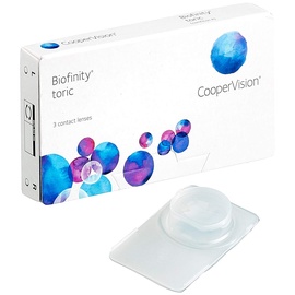 CooperVision Biofinity Toric, Monatslinsen -1.25 dpt, Zyl. -1.25 / 10