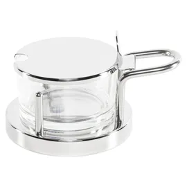 Alessi Käsedose rund silber 4,5 x 12 x 4,5 cm 0,2 l