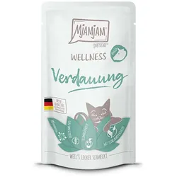 MjAMjAM – Wellness 125g MjAMjAM Katze Sparpaket 24x125g Wellness Verdauung Rind