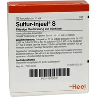 Heel Sulfur Injeel S Ampullen