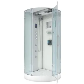 AcquaVapore D37-20r3 Dusche Dampfdusche Duschtempel Duschkabine -th. 100x100 Ohne 2k Scheiben Versiegelung - Acquavapore