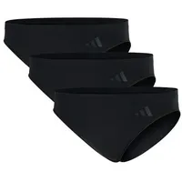 Adidas Damen - 3er Pack) Bikini Active Ultimate Stretch SCHWARZ M