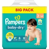 Pampers Pampers® Windeln baby-dryTM BIG PACK Größe Gr.3 (6-10 kg) für Babys und Kleinkinder (4-18 Monate), 68 St.