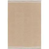 benuta Pop Wollteppich Karla Beige 120x170 cm - Naturfaserteppich aus Wolle