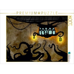 CALVENDO Puzzle CALVENDO Puzzle Luftschiff Tentakel 1000 Teile Lege-Größe 64 x 48 cm Foto-Puzzle Bild von Vladi Krafft, 1000 Puzzleteile