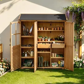MCombo Gartenhaus 2,00 x 0,98 m Natur