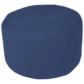 Linke Licardo Pouf Polyester 47 x 34 x 47 cm Blau/Braun