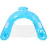 Schwimmender Badering mit Becherhalter Luftmatratze Wasserhängematte Poolliege