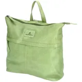 The Skandinavian Brand Damen Leder Rucksack Grün