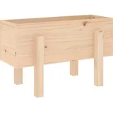 furnicato Hochbeet Pflanzkübel 62 x 30 x 38 cm Braun