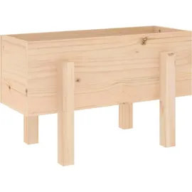 furnicato Hochbeet Pflanzkübel 62 x 30 x 38 cm Braun