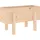 furnicato Hochbeet Pflanzkübel 62 x 30 x 38 cm Braun