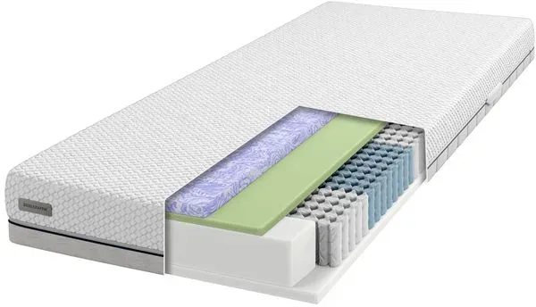 Schlaraffia Taschenfederkernmatratze Nuova Gel 220 TTFK Taschenfederkern 160 x 200 cm