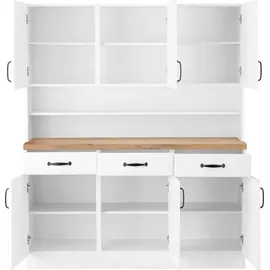 WIHO KÜCHEN Küchenbuffet Erla 150 x 0 x 0 cm Weiß