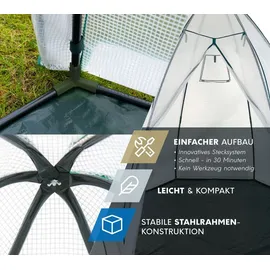 Westmann Überwinterungszelt & Foliengewächshaus Avocado 250x250x250 cm | Weiß