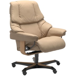 Stressless Sessel Reno | Home Office Paloma Beige Eichefarben