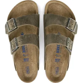 Birkenstock Arizona Weichbettung Nubukleder geölt faded khaki 46