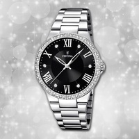 Armbanduhr Edelstahl silber F16719/2 Damen Analog Uhr Festina Trend UF16719/2