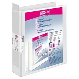 Veloflex VELODUR® Präsentationsordner weiß Kunststoff 6,5 cm DIN A4