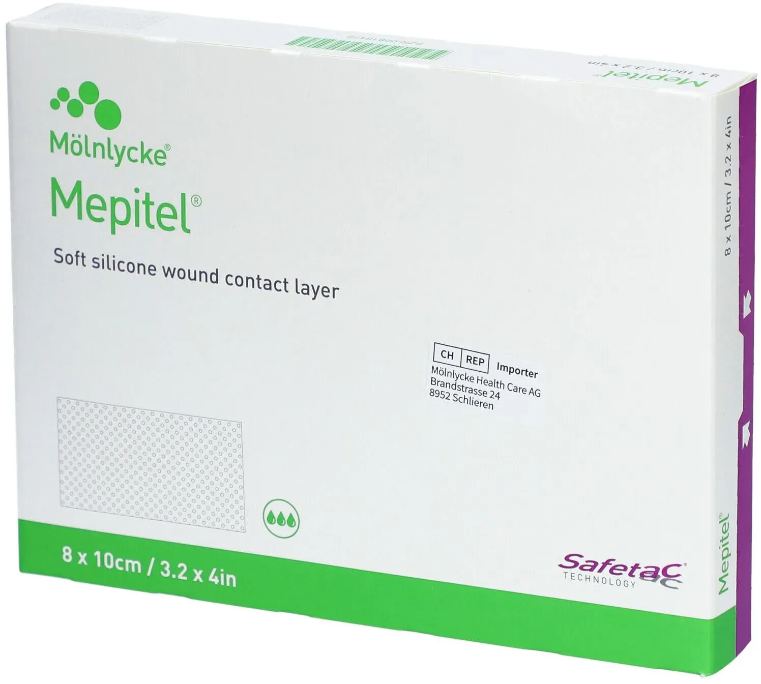 Mölnlycke® Mepitel® Interface Silikonpflaster 8 x 10 cm