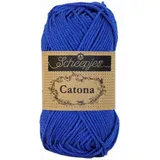 Scheepjes - Scheepjes 201 Elektrisch Blau Catona Garn - 1x50g