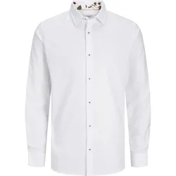 Jack & Jones Hemd NORDIC FLORES Langarmhemd mit Kent-Kragen