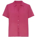 VIVANCE Kurzarmbluse rosa 36