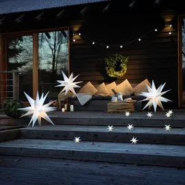 DecoTrend Sterntaler Mini Indoor LED Stern Ø 12 cm Batt., innen