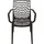 Garden Pleasure CALVERA Stapelstuhl 58 x 58 x 0 cm schwarz 2 St.