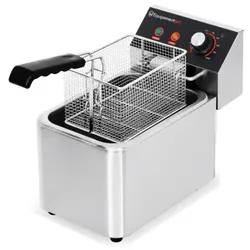 Profi-Fritteuse 4L – 2500W – Edelstahl – kompakt & leistungsstark – Equipementpro