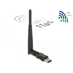 DeLOCK USB 2.0 WLAN Stick mit externer Antenne