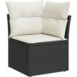 vidaXL Garten-Lounge-Set 8-tlg. schwarz