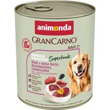 Animonda GranCarno Adult Superfood Rind & Rote Beete 24 x 800 g
