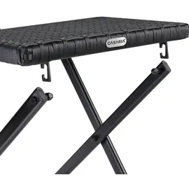 CASARIA Campinghocker 2er Set Schwarz