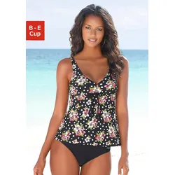 Bügel-Tankini, im angesagten Design, Gr. 40 - Cup C, schwarz-bedruckt, , 587684-40 Cup C