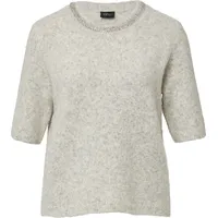 s.Oliver Softer Kurzarm-Pullover aus Wollmix beige 40