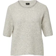 s.Oliver Softer Kurzarm-Pullover aus Wollmix beige 40
