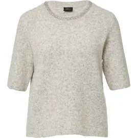 s.Oliver Softer Kurzarm-Pullover aus Wollmix beige 40