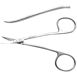 megro feine chirurgische Schere 11 cm abgewinkelt, spitz / 1 St