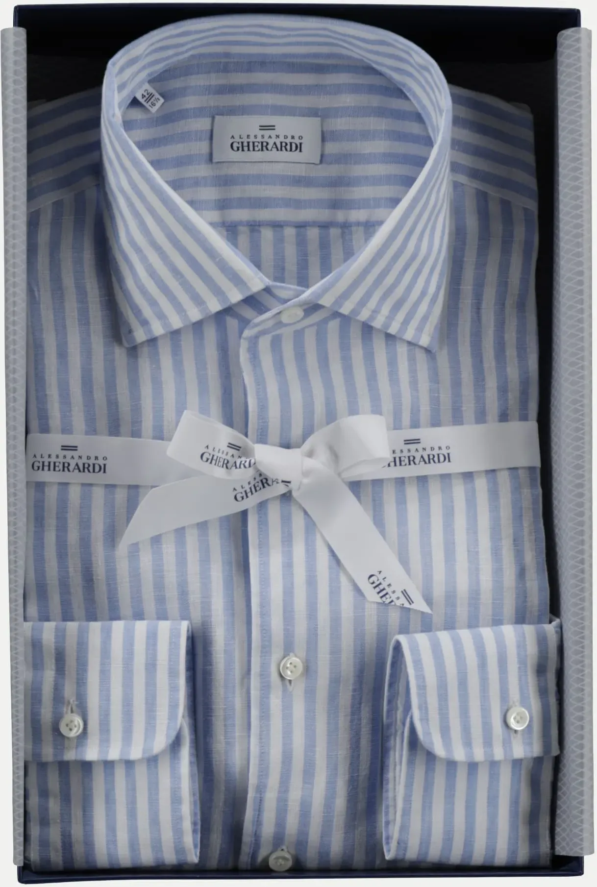 Leinenhemd Blau 40